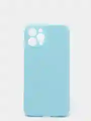 Ледяной чехол силиконовый iPhone 12 PRO матовый с защитой камер, закрытым низом и бархатом внутри