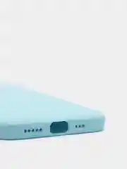 Ледяной чехол силиконовый iPhone 12 PRO матовый с защитой камер, закрытым низом и бархатом внутри