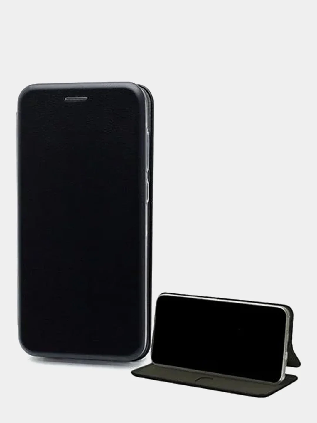 Черный чехол-книжка Xiaomi 12, 12X (Сяоми 12, 12Х)