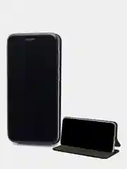 Черный чехол-книжка Xiaomi 12, 12X (Сяоми 12, 12Х)