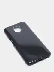 Угольный чехол блестящий Xiaomi Redmi Note 9S, Note 9 PRO накладка с блёстками