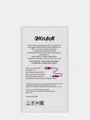 Черный аудио-кабель Krutoff Classic, 1 m, черный