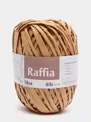 Бежевый пряжа для вязания Raffia / пряжа "Рафия" 4 мотка