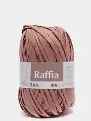 Пудровый пряжа для вязания Raffia / пряжа "Рафия" 4 мотка