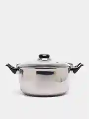 Кастрюля со стеклянной крышкой, нержавеющая сталь, 4,2 л