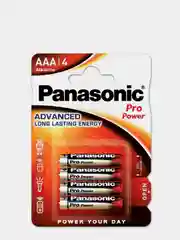 Элементы питания Panasonic LR03 PRO POWER, батарейка, 4 штуки