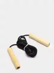 Черный скакалка с деревянными ручками, 2,6 м