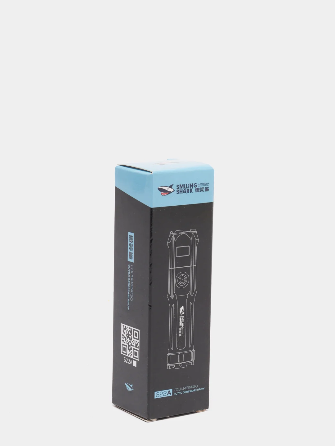 Фонарь ручной светодиодный, фонарик Smiling Shark 622А, USB зарядка