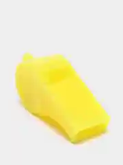 Желтый свисток спортивный, пластиковый