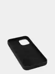 Чехол для iPhone 12/12 Pro (6.1") силиконовый матовый черный без логотипа "Премиум"