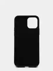 Чехол для iPhone 12/12 Pro (6.1") силиконовый матовый черный без логотипа "Премиум"