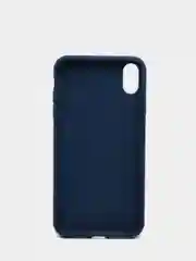 Темно-синий чехол для Apple iPhone XS Max силиконовый, матовый, однотонный