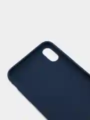 Темно-синий чехол для Apple iPhone XS Max силиконовый, матовый, однотонный