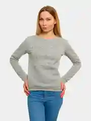 Серый свитшот женский