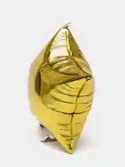Золотой воздушный шар Звезда, многоразовый, 45 см