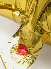 Золотой воздушный шар Звезда, многоразовый, 45 см