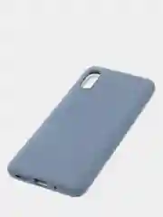 Синий силиконовый чехол для Xiaomi Redmi 9A (Сяоми Редми 9А), прозрачный