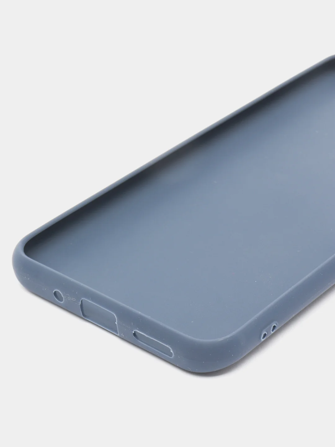 Синий силиконовый чехол для Xiaomi Redmi 9A (Сяоми Редми 9А), прозрачный