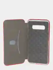 Красный чехол книжка Samsung Galaxy S10+ / S10 Plus, Самсунг Галакси С10+ / С10 Плюс