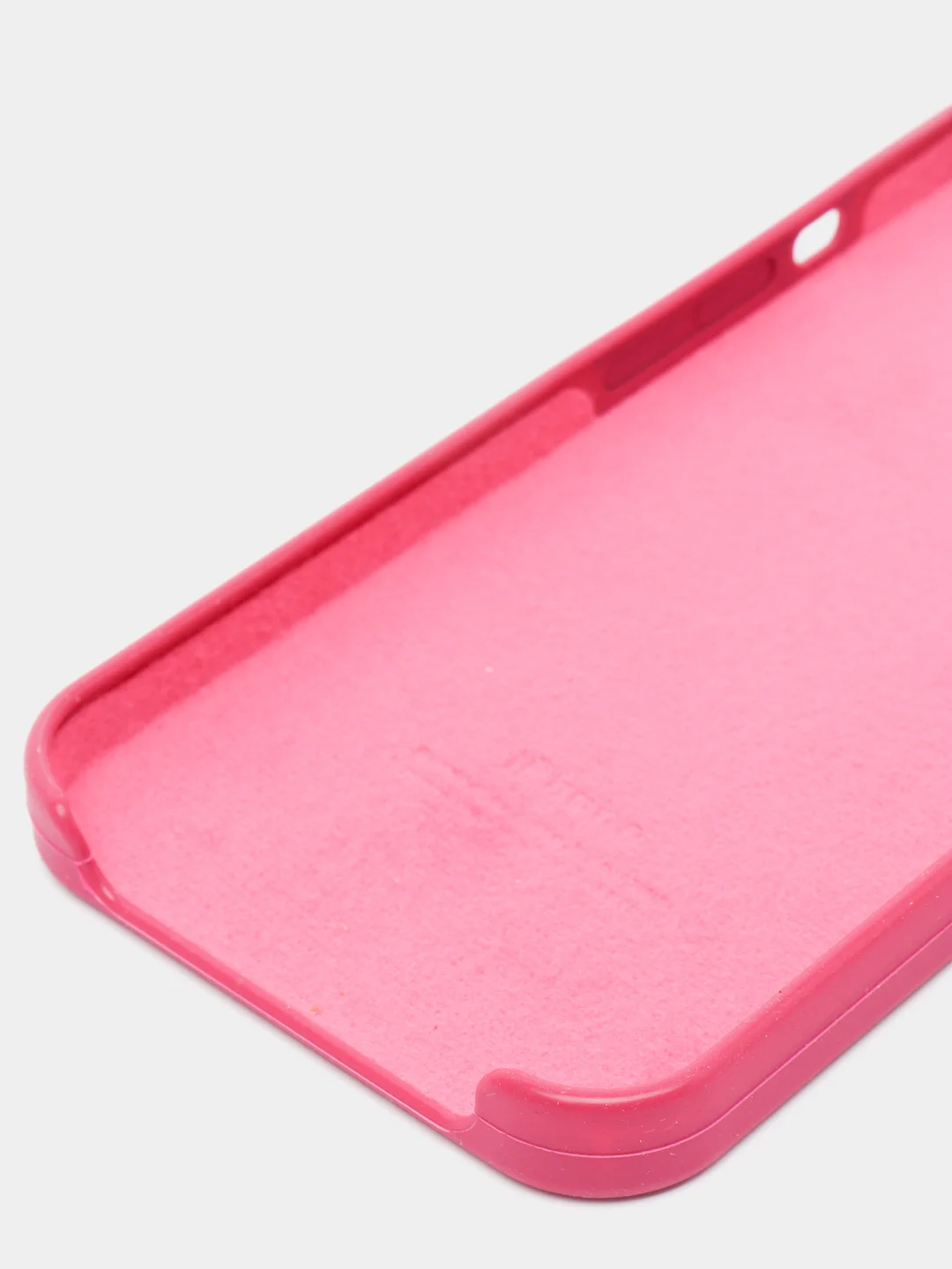 Багровый чехол Silicone Case для iPhone 13 / 13 Pro / 13 Pro Max с открытым низом