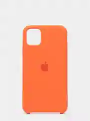 Светло-оранжевый чехол не пачкающийся с бархатом внутри IPHONE 11