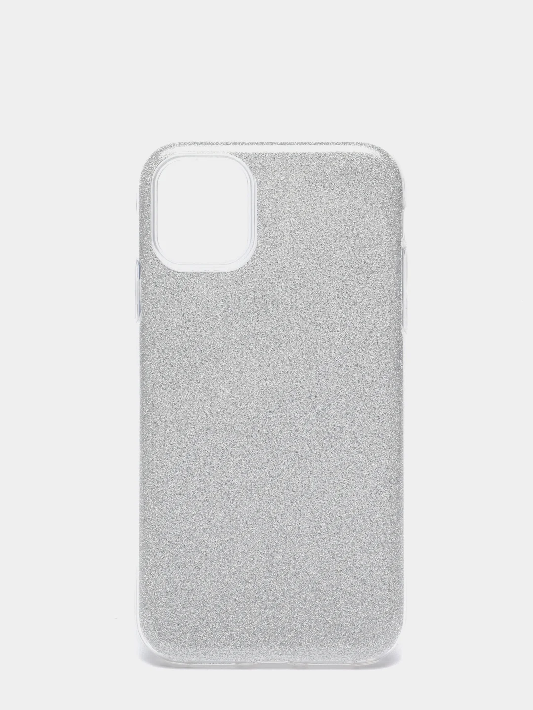 Серебряный чехол блестящий iPhone 11