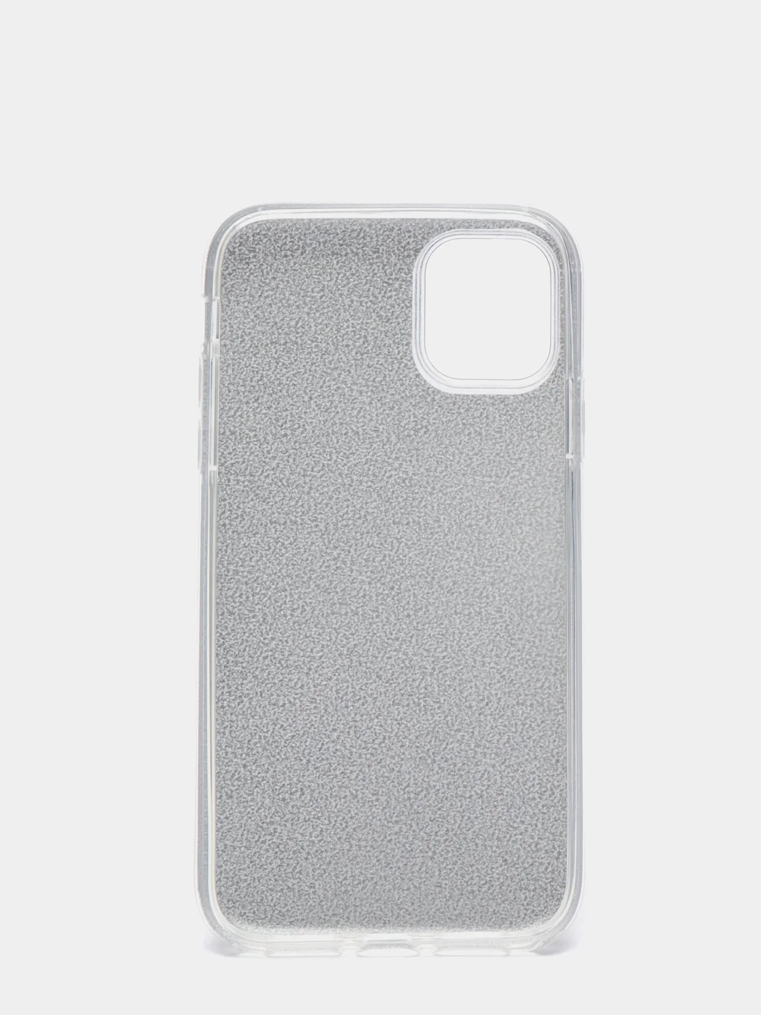 Серебряный чехол блестящий iPhone 11