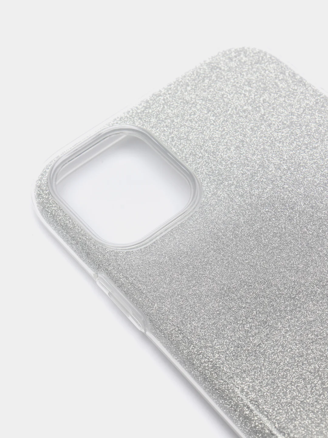 Серебряный чехол блестящий iPhone 11