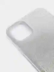 Серебряный чехол блестящий iPhone 11