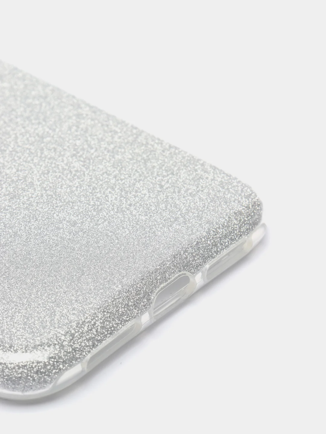 Серебряный чехол блестящий iPhone 11