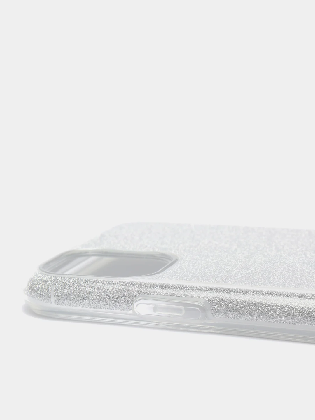 Серебряный чехол блестящий iPhone 11
