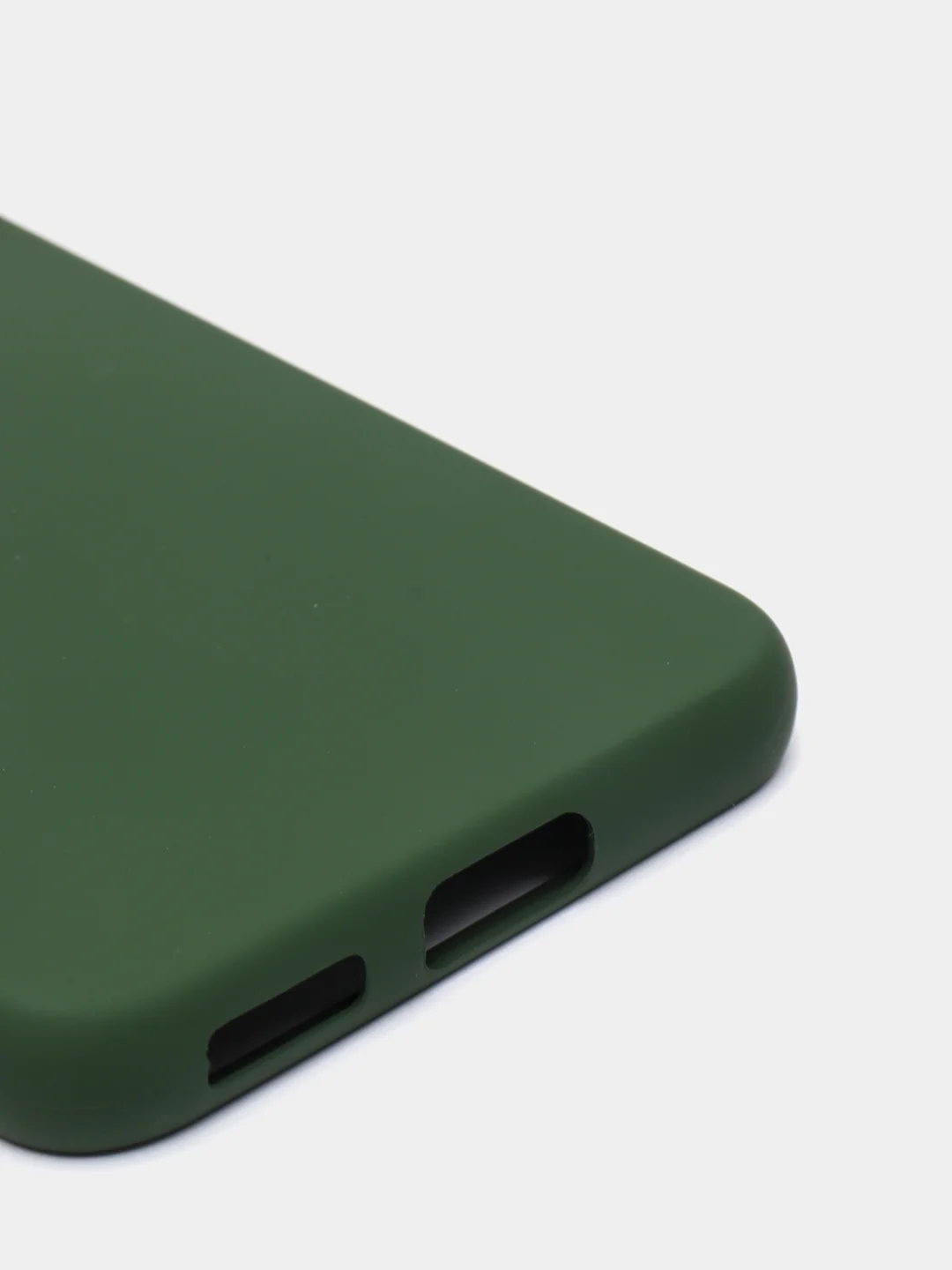 Оливковый чехол с бархатом внутри для Samsung S22