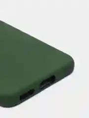 Оливковый чехол с бархатом внутри для Samsung S22