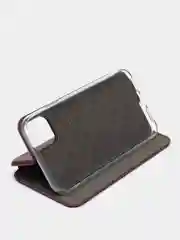Бордовый чехол книжка iPhone 11