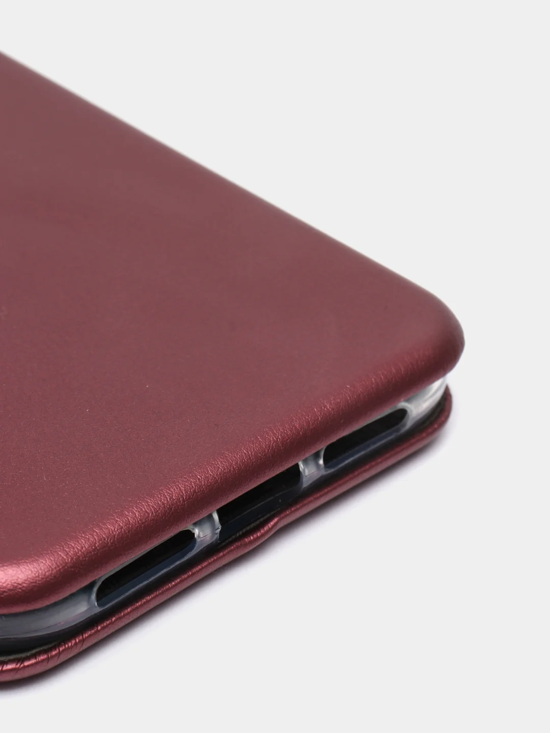 Бордовый чехол книжка iPhone 11