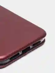 Бордовый чехол книжка iPhone 11