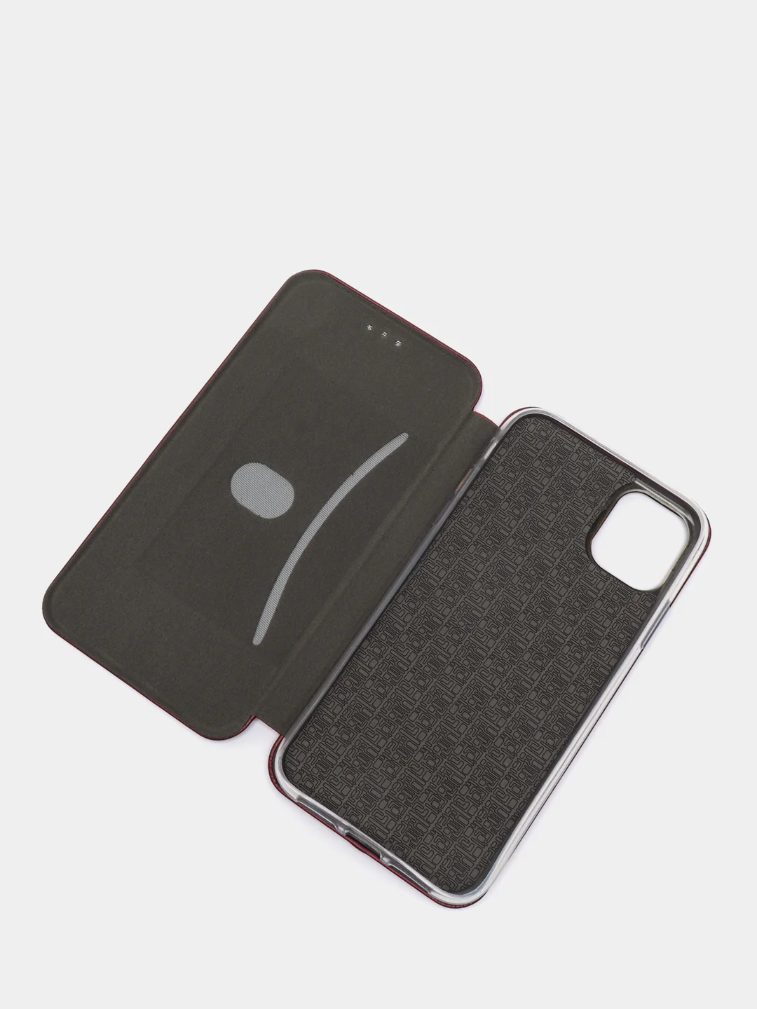 Бордовый чехол книжка iPhone 11