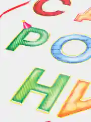 Желтый гирлянда "С днем Рождения"