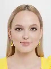 Желтый серьги "Мармеладные мишки"