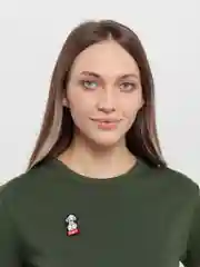 Фуксия значки деревянные "Ахегао"