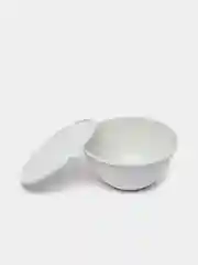 Серебряный миска салатница с крышкой "Риччи"