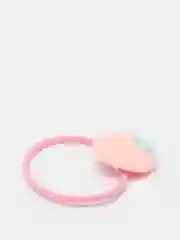 Серебряный детские резинки с пластиковой вставкой, 2 штуки