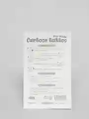 Розовый татуировки "Единороги, мультяшные животные", 12*7,5 см