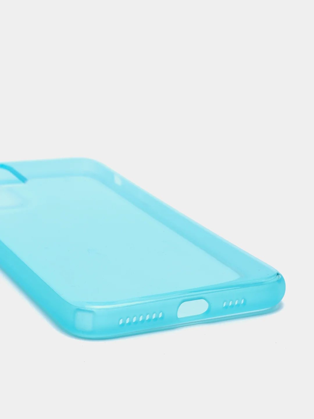 Голубой чехол для Apple iPhone 11 Pro Max силиконовый