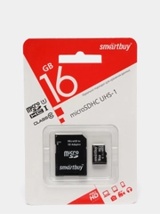 Карта памяти MICRO SD Smartbuy 4 gb / 8 gb / 16 gb / 32 gb / 64 gb / 128 gb( Гб ) class 10