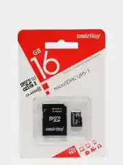 Карта памяти MICRO SD Smartbuy 4 gb / 8 gb / 16 gb / 32 gb / 64 gb / 128 gb( Гб ) class 10
