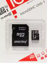 Карта памяти MICRO SD Smartbuy 4 gb / 8 gb / 16 gb / 32 gb / 64 gb / 128 gb( Гб ) class 10