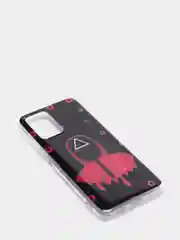 Фуксия чехол Xiaomi Redmi 10, Сяоми Редми 10 с рисунком "Игра в кальмара"