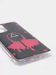 Фуксия чехол Xiaomi Redmi 10, Сяоми Редми 10 с рисунком "Игра в кальмара"