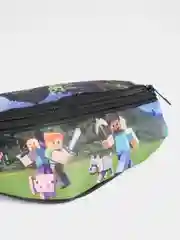 Небесно-голубой поясная сумка детская BRAWL STARS, MINECRAFT, POCEMON, ХАГИ ВАГИ  КИСИ МИСИ